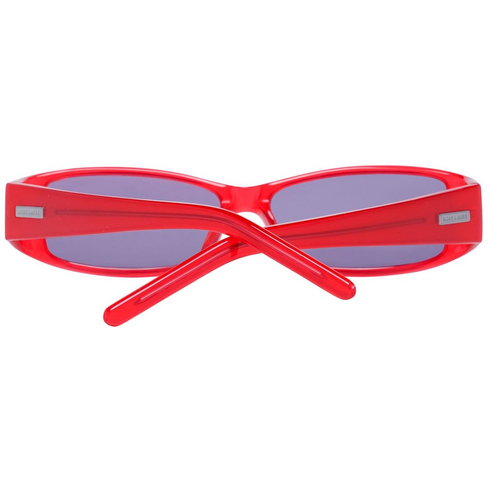 Red Plastic Sunglasses-More & More-LabelTerrace.com