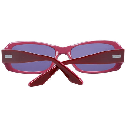 Red Plastic Sunglasses-More & More-LabelTerrace.com