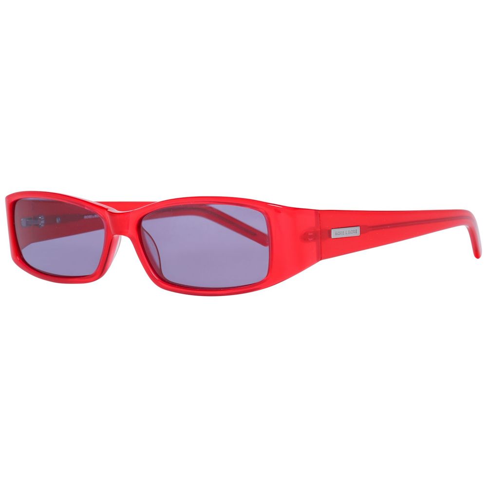 Red Plastic Sunglasses-More & More-LabelTerrace.com