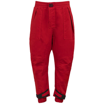 Red Polyamide Pant-Dolce & Gabbana-LabelTerrace.com