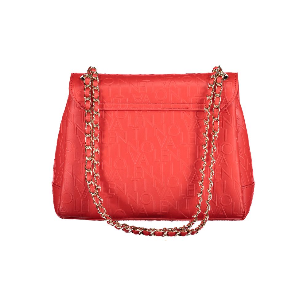 Red Polyethylene Handbag-Mario Valentino-LabelTerrace.com