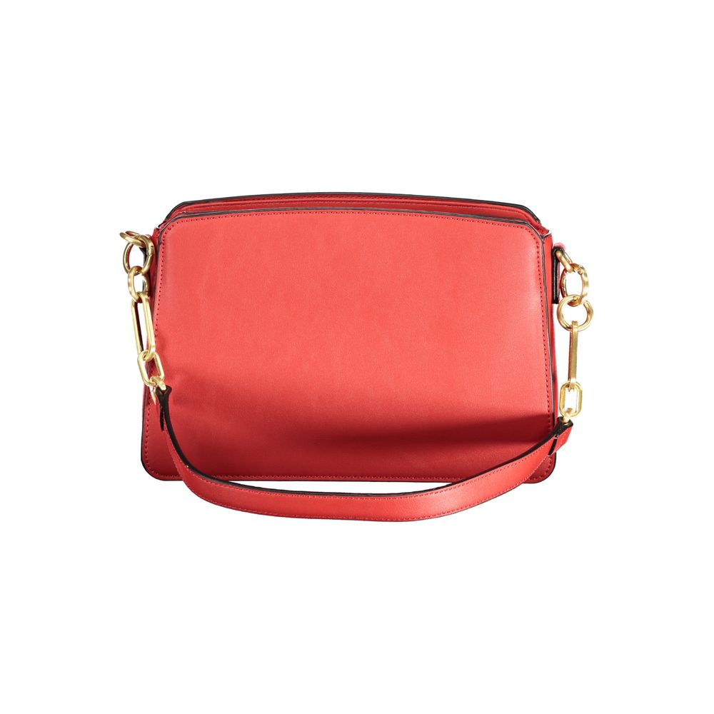 Red Polyethylene Handbag-Mario Valentino-LabelTerrace.com