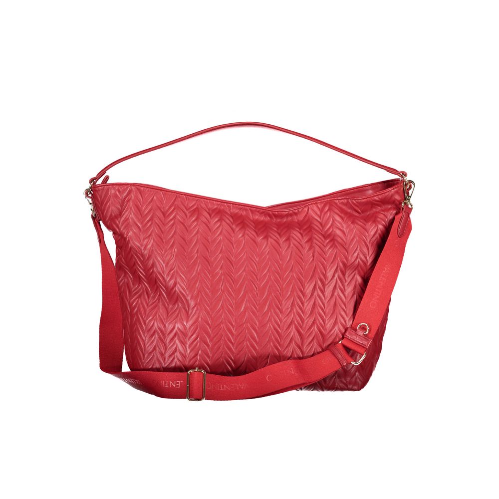 Red Polyethylene Handbag-Mario Valentino-LabelTerrace.com