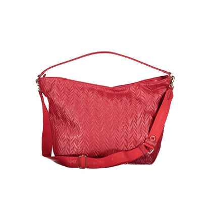 Red Polyethylene Handbag-Mario Valentino-LabelTerrace.com