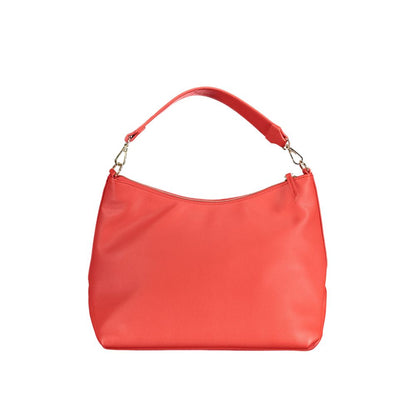 Red Polyethylene Handbag-Mario Valentino-LabelTerrace.com