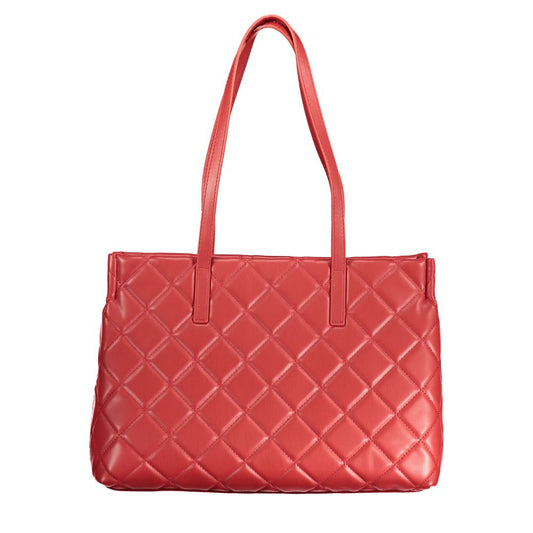 Red Polyethylene Handbag-Mario Valentino-LabelTerrace.com