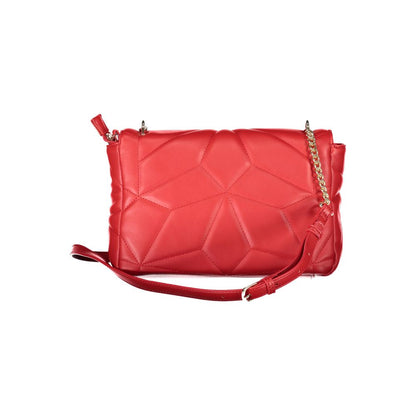 Red Polyethylene Handbag-Mario Valentino-LabelTerrace.com
