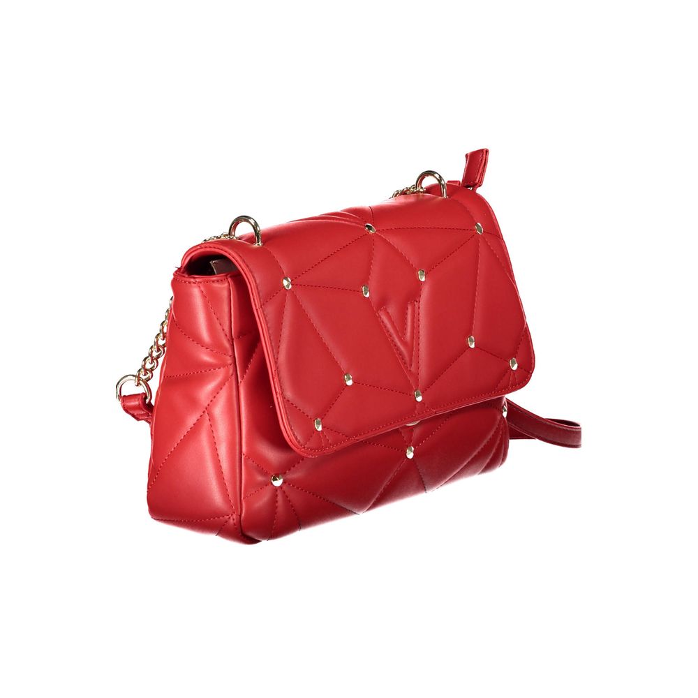 Red Polyethylene Handbag-Mario Valentino-LabelTerrace.com