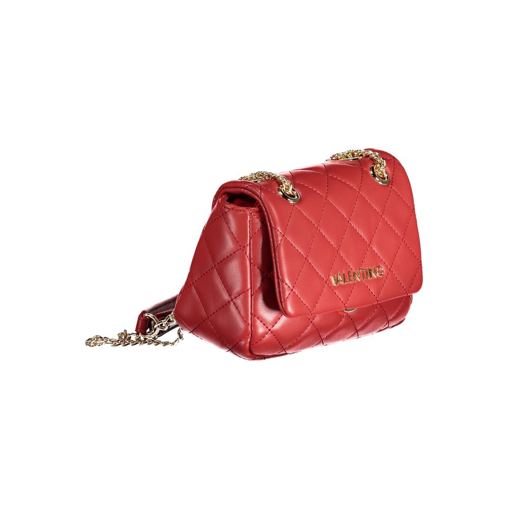 Red Polyethylene Handbag-Mario Valentino-LabelTerrace.com