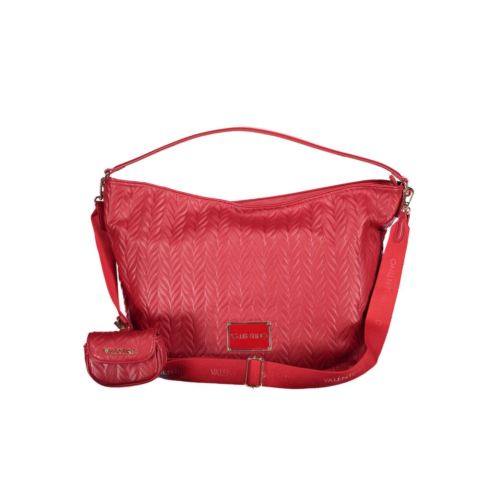 Red Polyethylene Handbag-Mario Valentino-LabelTerrace.com