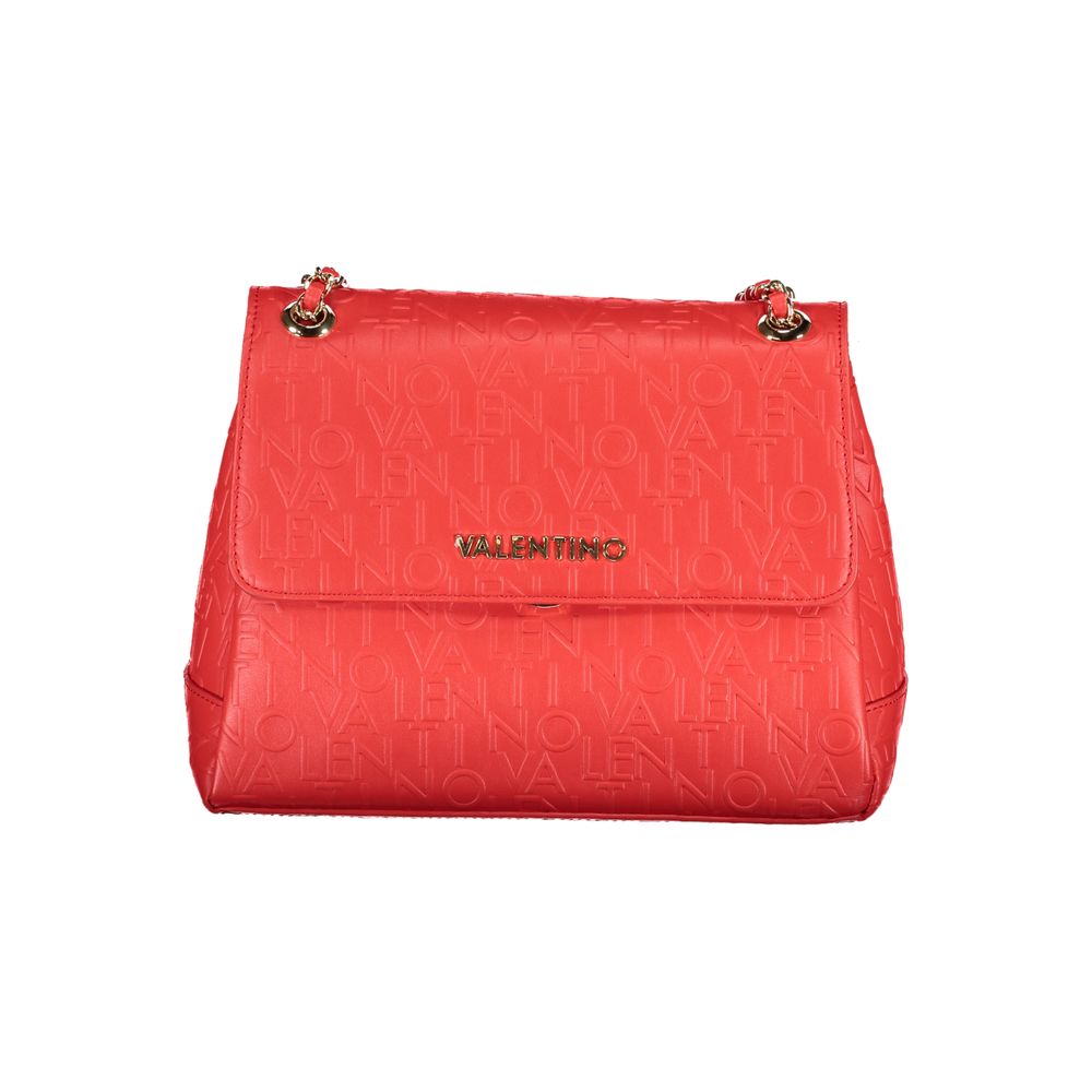 Red Polyethylene Handbag-Mario Valentino-LabelTerrace.com