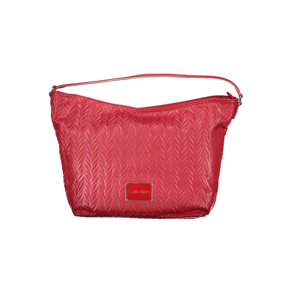 Red Polyethylene Handbag-Mario Valentino-LabelTerrace.com