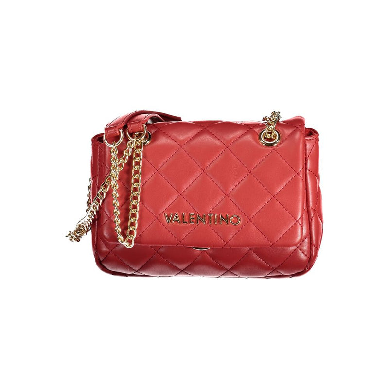 Red Polyethylene Handbag-Mario Valentino-LabelTerrace.com