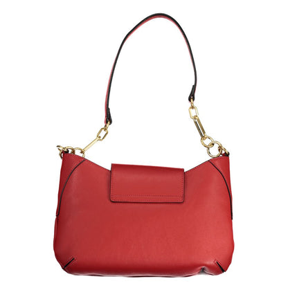 Red Polyethylene Women Handbag-Mario Valentino-LabelTerrace.com