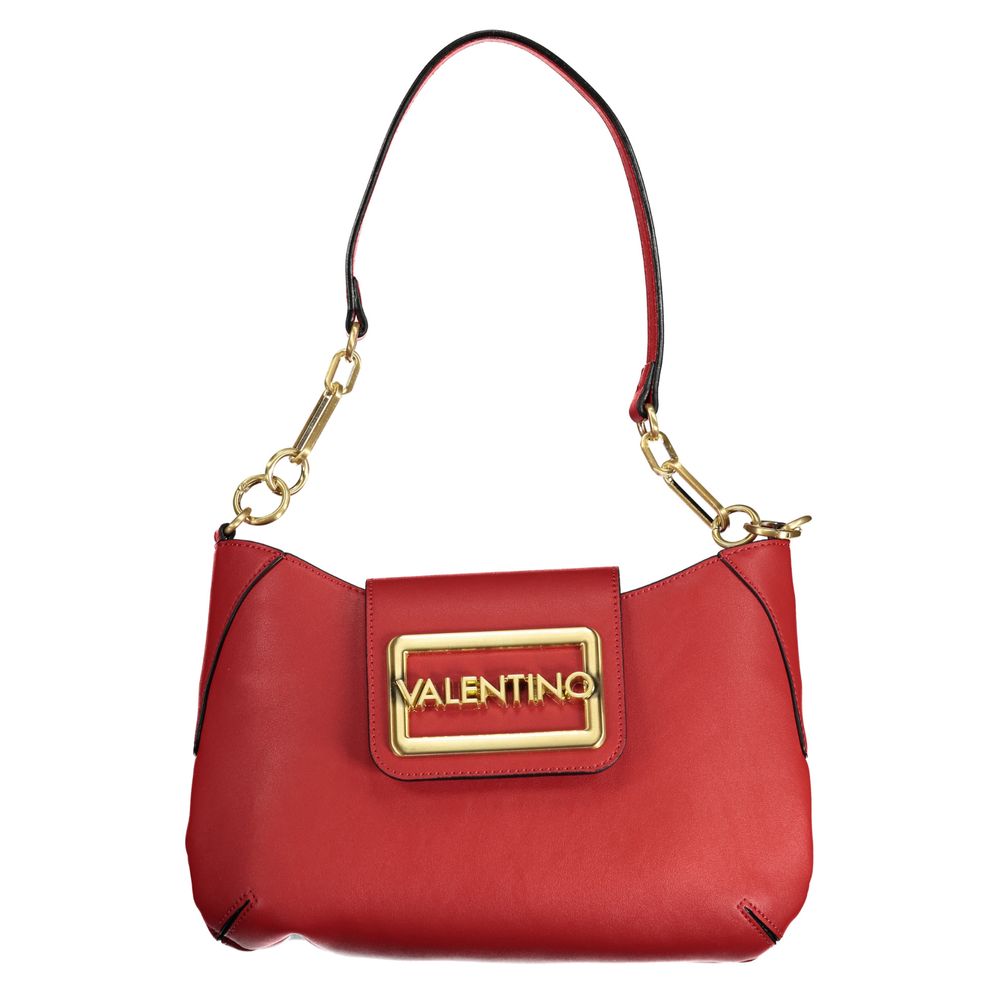 Red Polyethylene Women Handbag-Mario Valentino-LabelTerrace.com