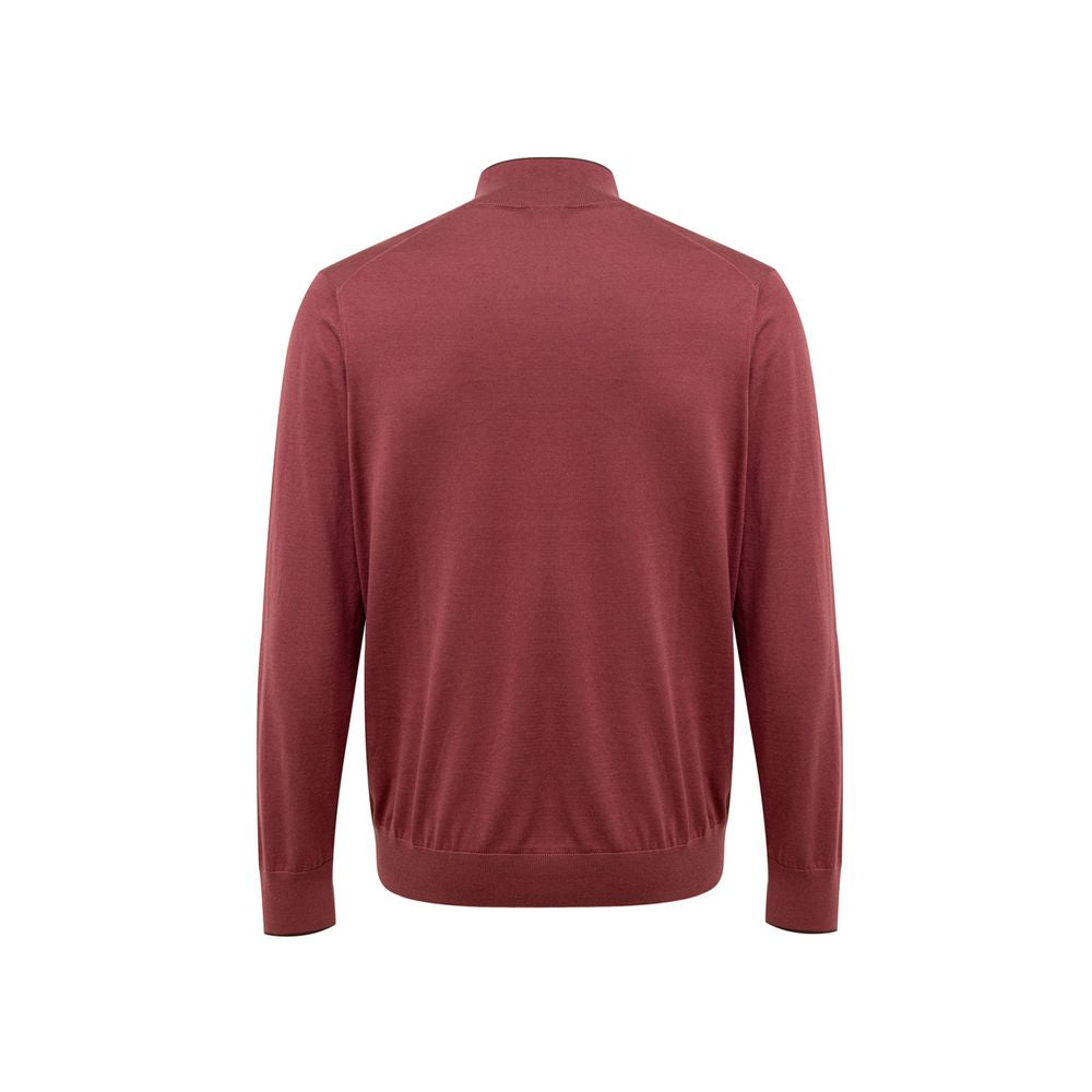 Red Silk T-Shirt-Gran Sasso-LabelTerrace.com