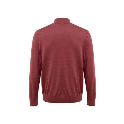 Red Silk T-Shirt-Gran Sasso-LabelTerrace.com