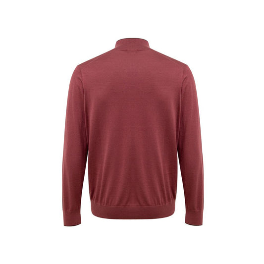 Red Silk T-Shirt-Gran Sasso-LabelTerrace.com