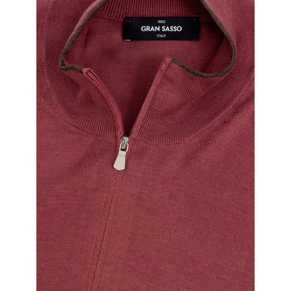 Red Silk T-Shirt-Gran Sasso-LabelTerrace.com