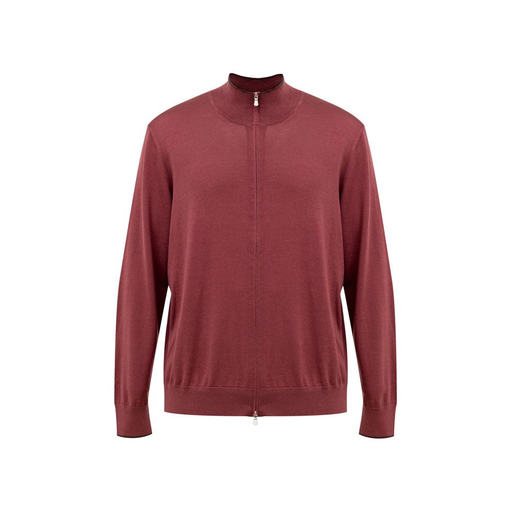 Red Silk T-Shirt-Gran Sasso-LabelTerrace.com