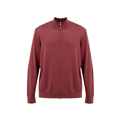 Red Silk T-Shirt-Gran Sasso-LabelTerrace.com