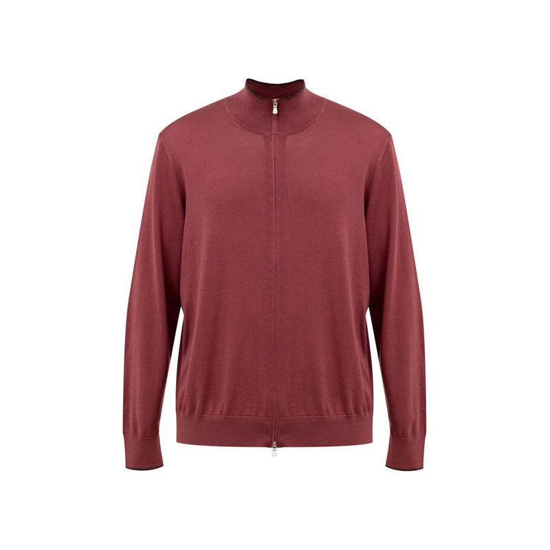 Red Silk T-Shirt-Gran Sasso-LabelTerrace.com