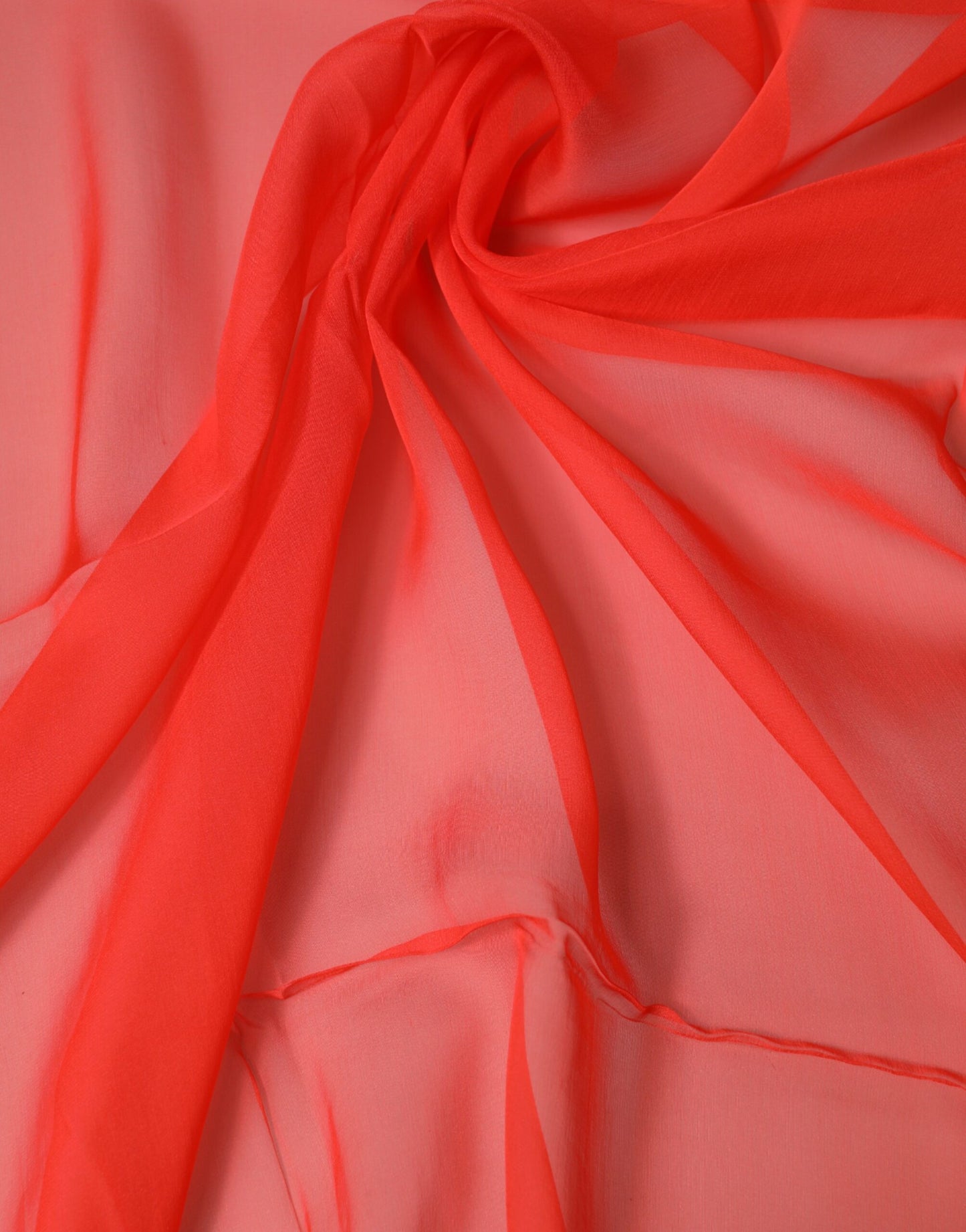 Red Stole Silk Neck Wrap Shawl Scarf