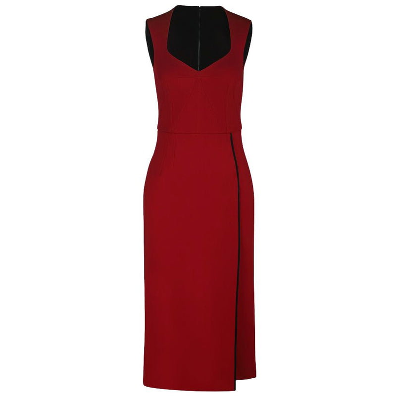 Red Viscose Dress-Dolce & Gabbana-LabelTerrace.com