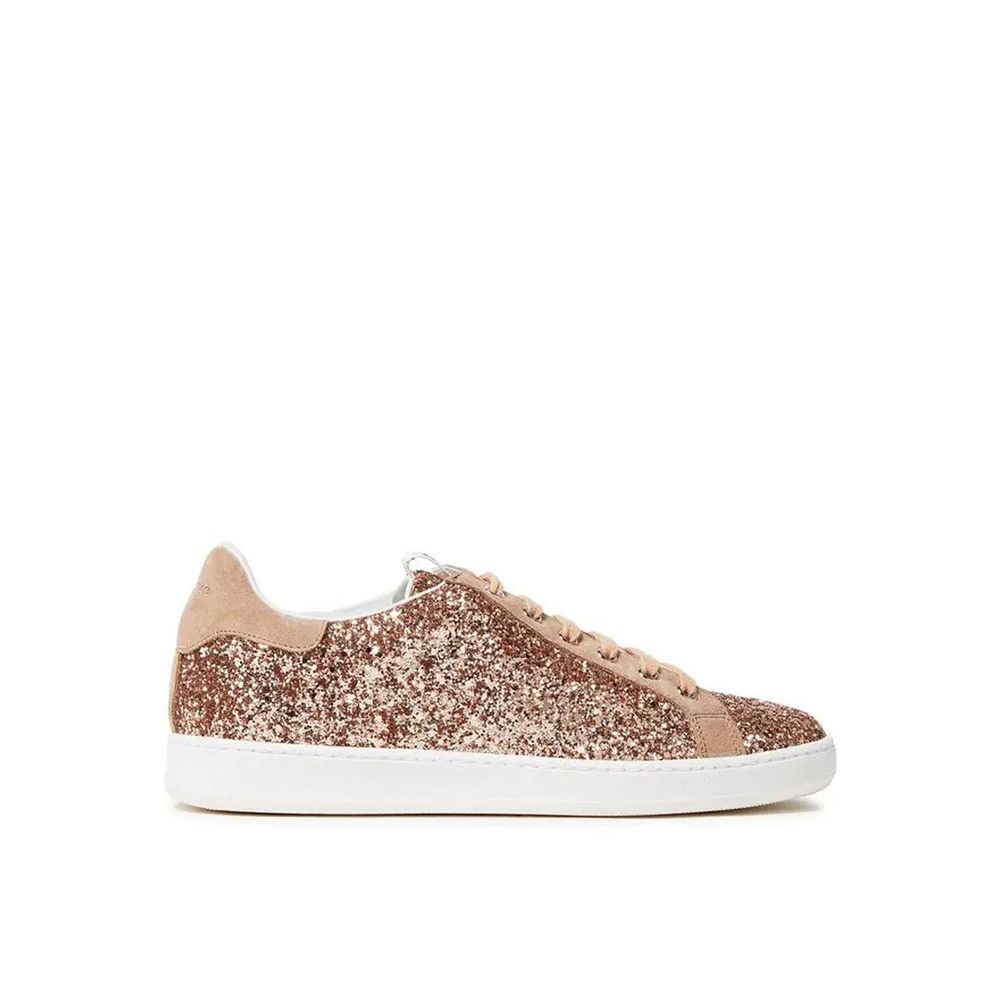 Glittered Woven Sneakers-Sergio Rossi-LabelTerrace.com