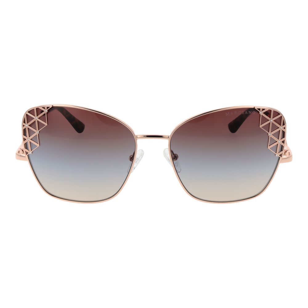 Rose Gold Women Sunglass-Marciano by Guess-LabelTerrace.com
