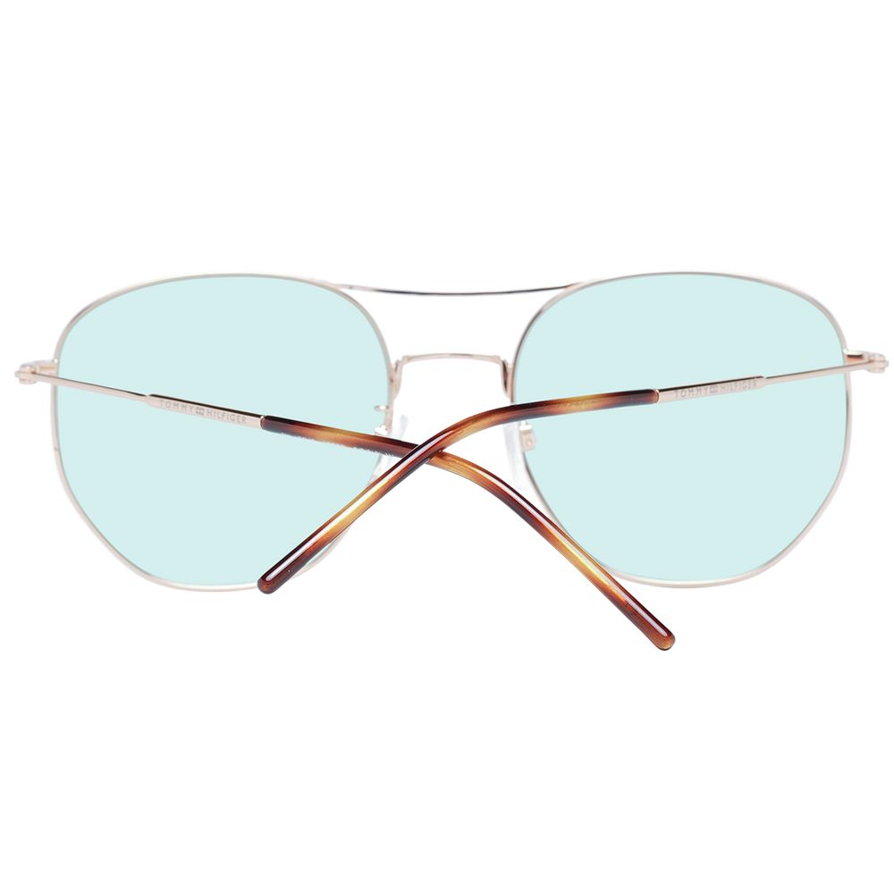 Rose Gold Metal Sunglasses