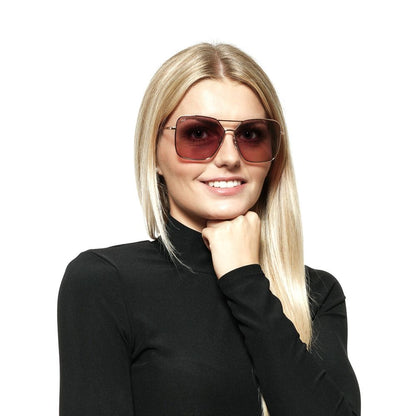 Rose Gold Women Sunglass