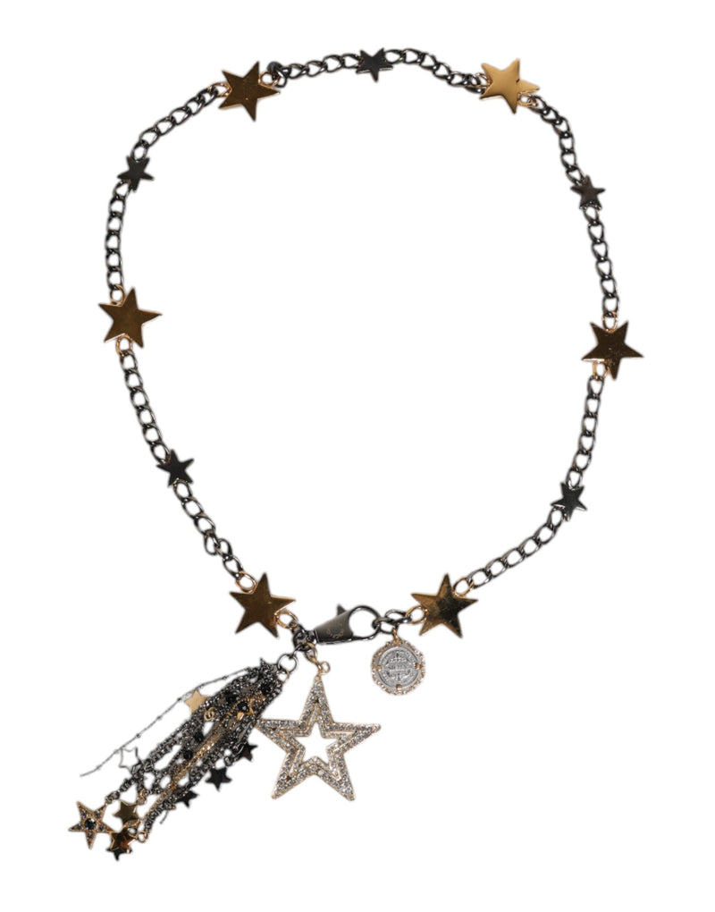 Silver Gold Brass Embellished Waist Chain Belt-Dolce & Gabbana-LabelTerrace.com