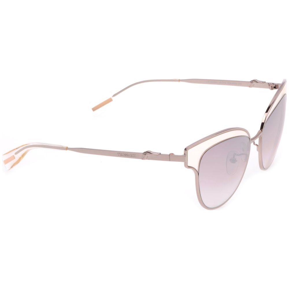 Silver Metal Sunglasses-Trussardi-LabelTerrace.com