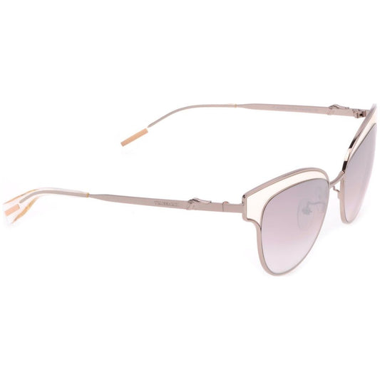 Silver Metal Sunglasses-Trussardi-LabelTerrace.com
