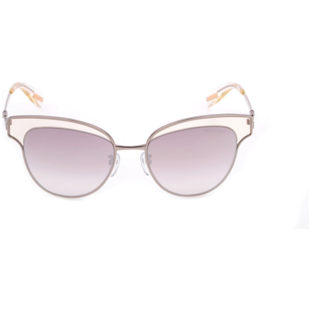 Silver Metal Sunglasses-Trussardi-LabelTerrace.com