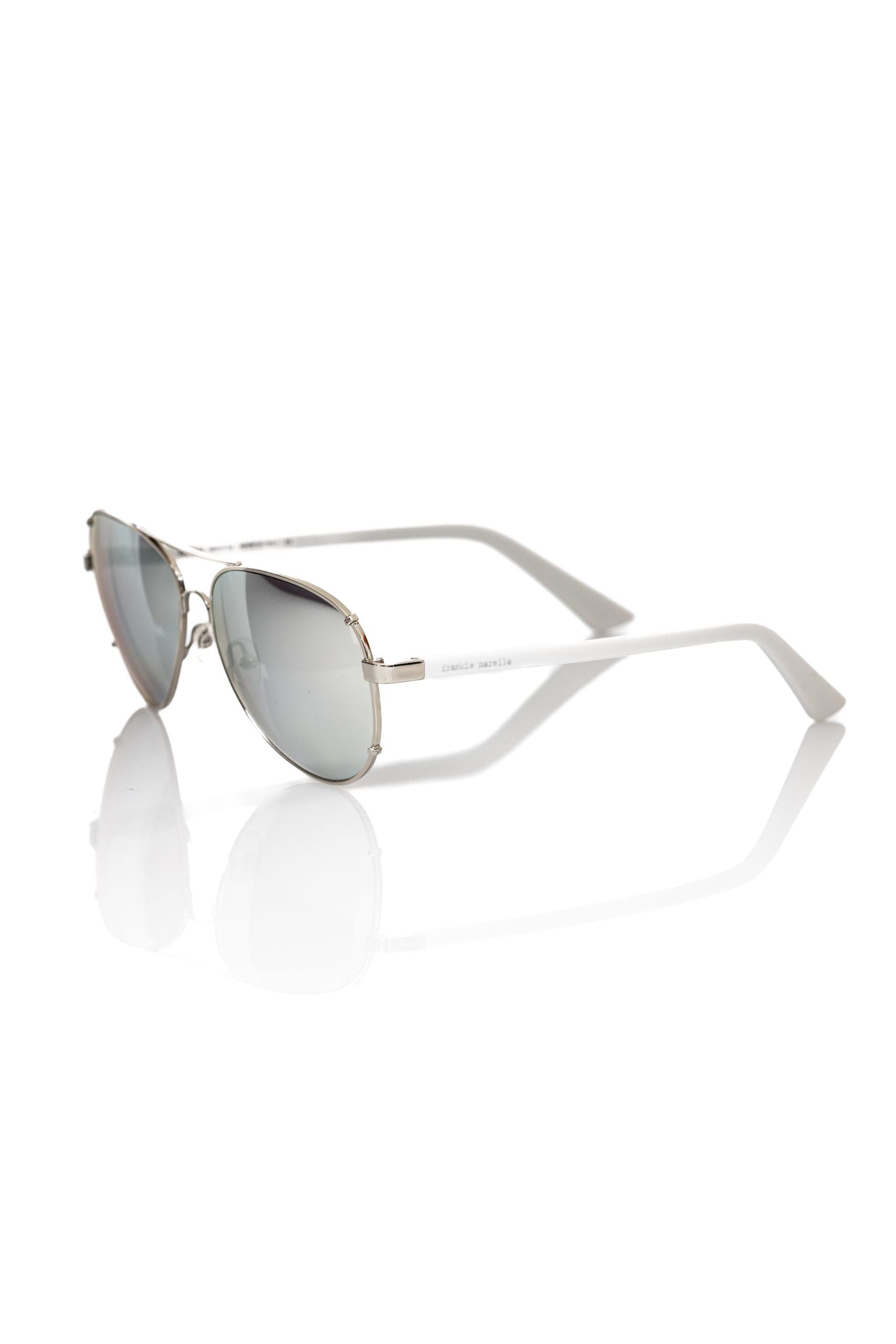 Silver Metallic Fiber Men's Sunglass