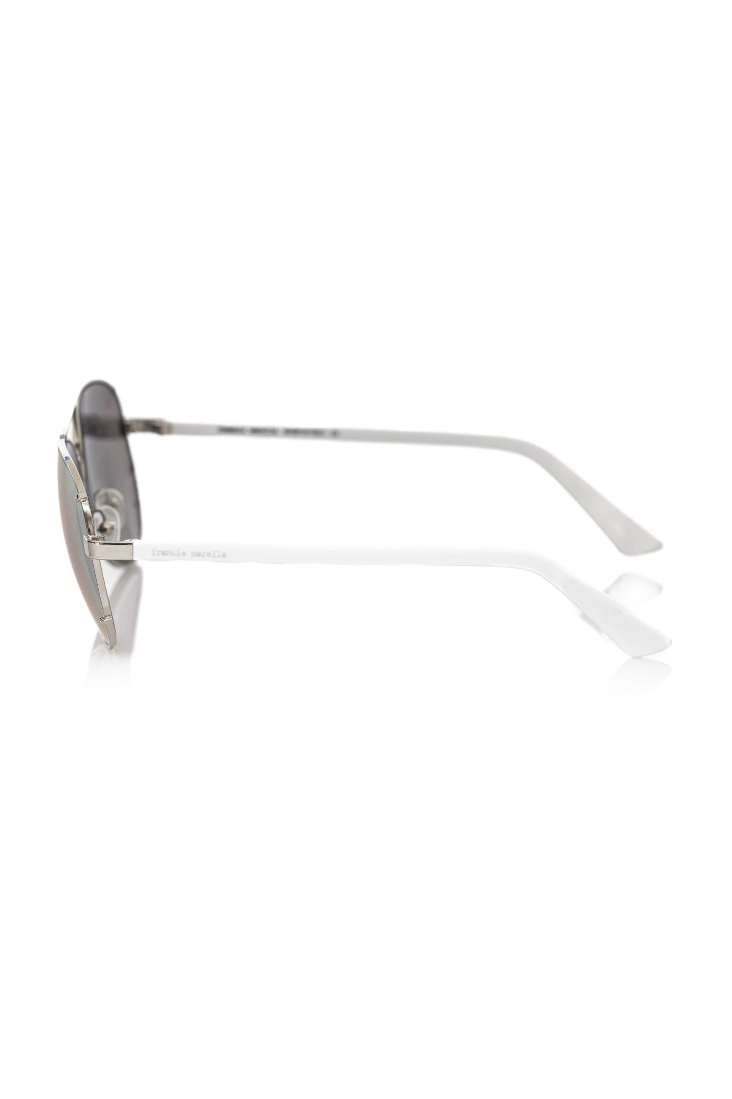 Silver Metallic Fiber Men's Sunglass