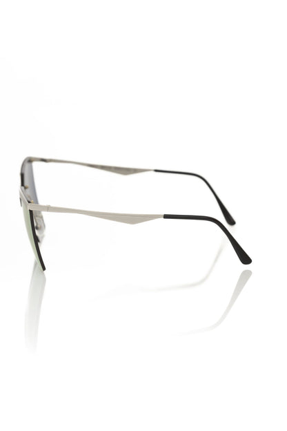 Silver Metallic Women Sunglass-Frankie Morello-LabelTerrace.com