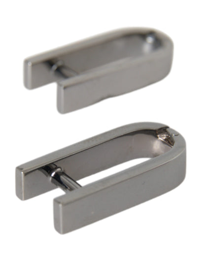 Silver Plated Metal Brass Pin Men Cufflinks-Dolce & Gabbana-LabelTerrace.com
