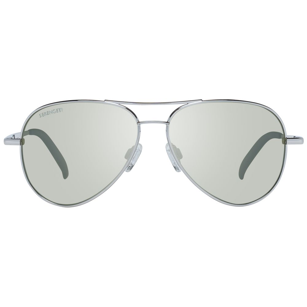 Silver Unisex Sunglasses-Serengeti-LabelTerrace.com