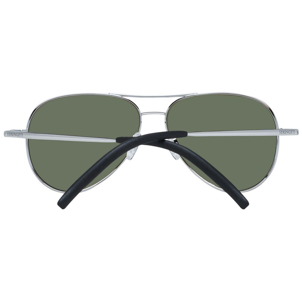 Silver Unisex Sunglasses-Serengeti-LabelTerrace.com
