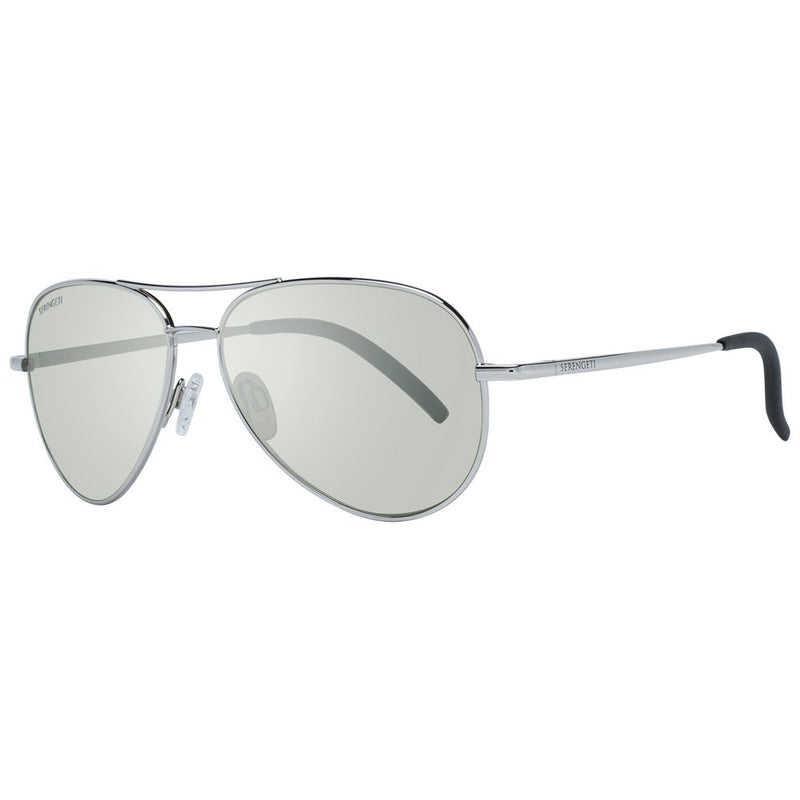 Silver Unisex Sunglasses-Serengeti-LabelTerrace.com