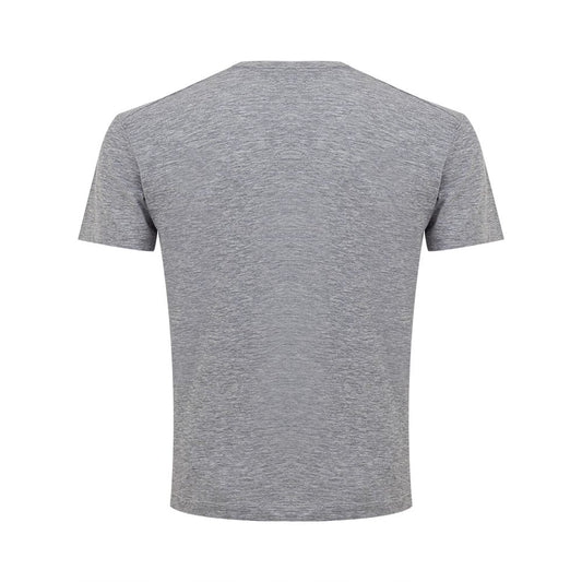 Sleek Gray Cotton Tee for Stylish Men-Dsquared²-LabelTerrace.com