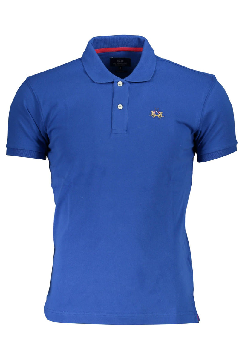 Slim Fit Embroidered Polo with Contrast Details-La Martina-LabelTerrace.com
