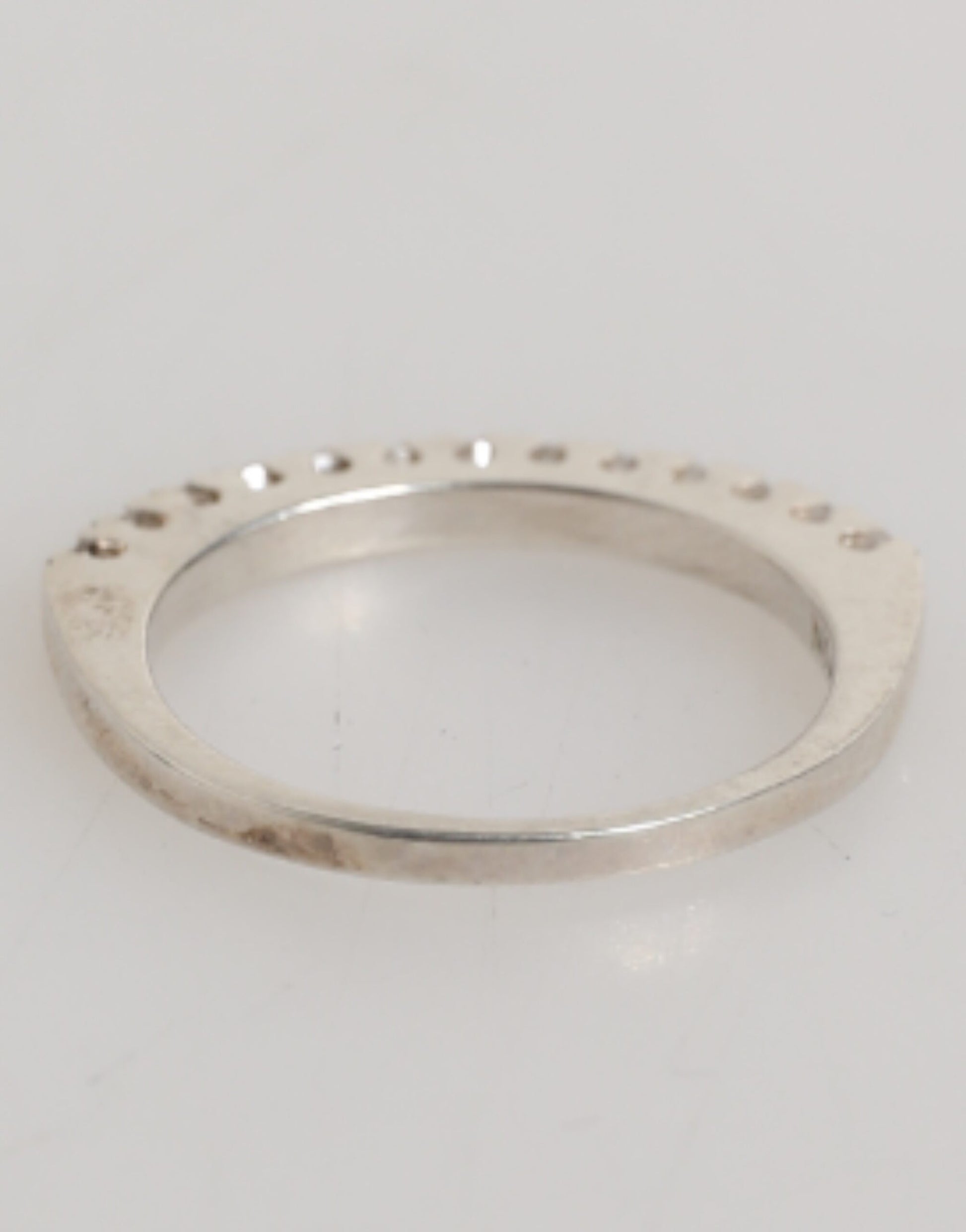 Sterling Silver 925 Band Pave CZ Crystal Eternity Ring-Nialaya-LabelTerrace.com