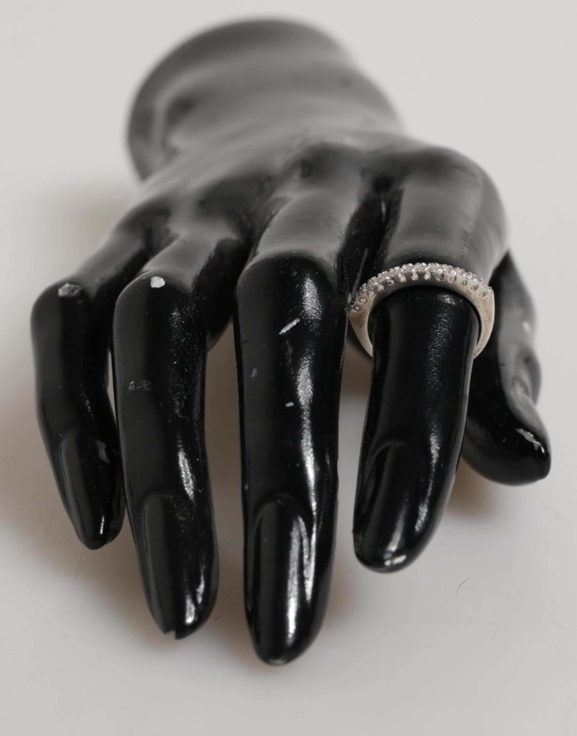 Sterling Silver 925 Band Pave CZ Crystal Eternity Ring-Nialaya-LabelTerrace.com