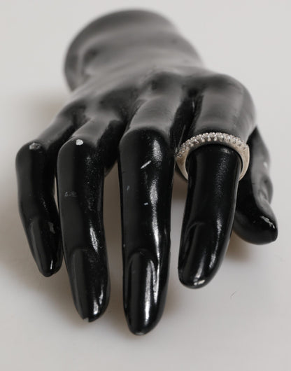 Sterling Silver 925 Band Pave CZ Crystal Eternity Ring-Nialaya-LabelTerrace.com