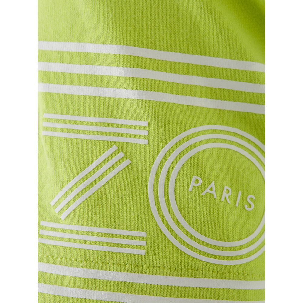 Sunny Yellow Cotton Tee For Stylish Men-Kenzo-LabelTerrace.com