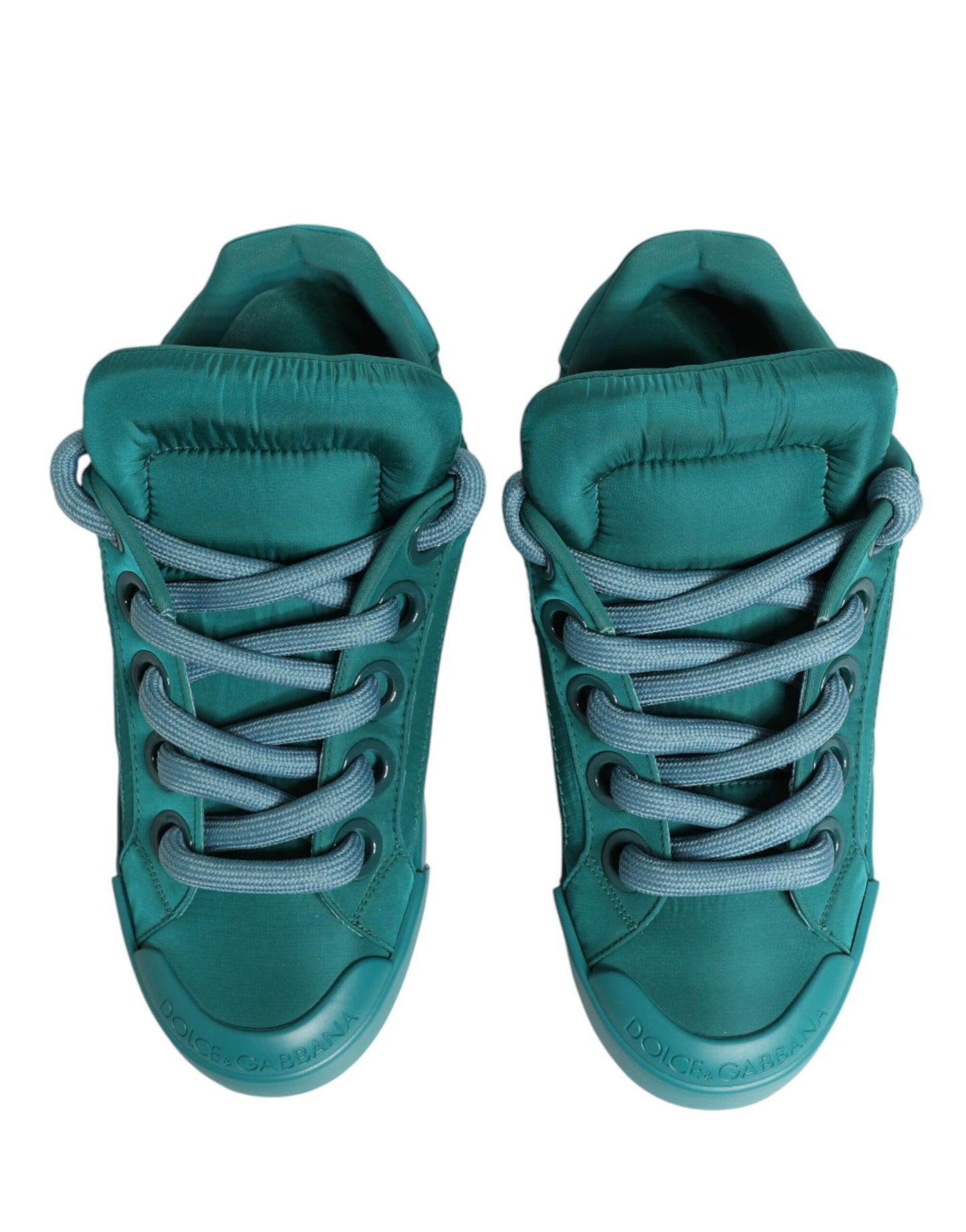 Teal Portofino Men Low Top Sneakers Shoes